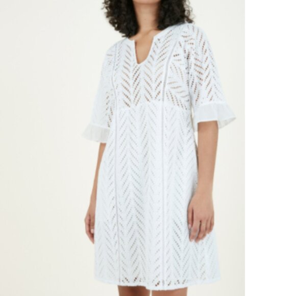 Cotelac Coquette Eyelet Dress - Picture 1 of 10